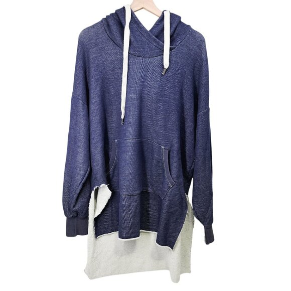 NSF Hooded Sweatshirt‎ With Contrast Hem & Kangaroo Pocket Made In USA Size M - Picture 7 of 7